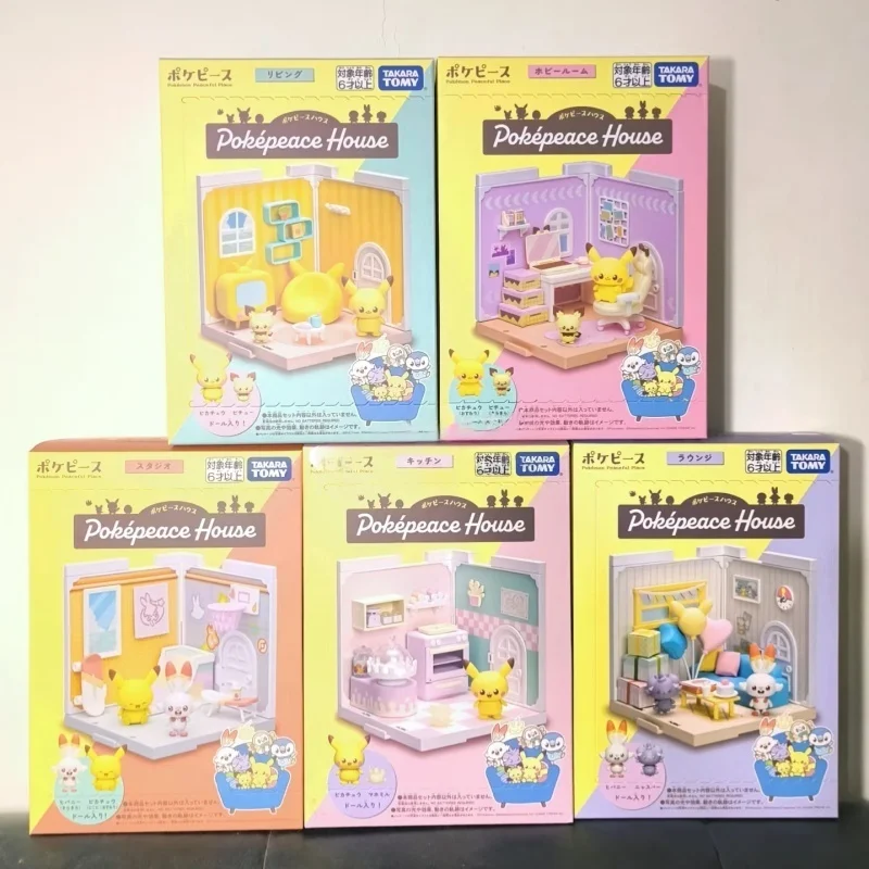 takara-tomy-tomica-pokemon-pokepeace-house-fashionable-room-espurr-milcery-assembly-toys-for-kids-for-adult-collectors