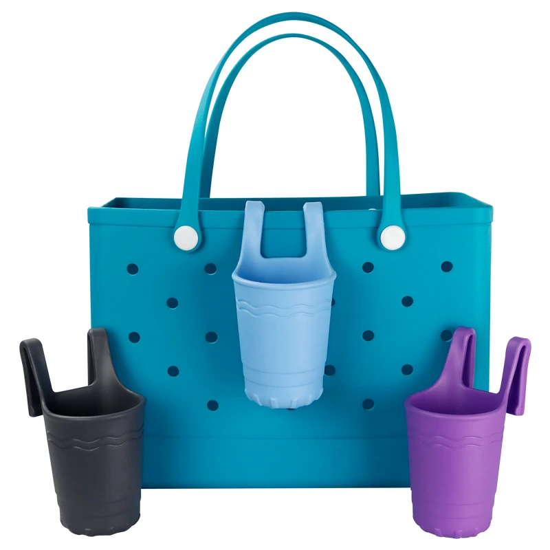 

Подстаканник для пляжной сумки и органайзер для напитков, используемый в качестве подстаканника и держателя для бутылки с водой, резиновая сумка-тоут, подстаканник, аксессуары A