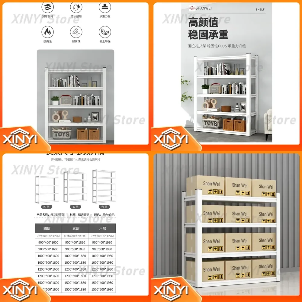 for Household Kitchen Shelves Floor to Ceiling Multi Layer Storage Racks for Microwave Oven and Oven Removable Shelf