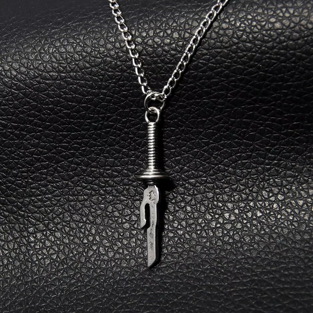 

Anime Jujutsu Kaisen Fushiguro Toji Sword Necklace Spear of Tianri Knife Pendant Cosplay Necklaces For Unisex Choker Jewelry