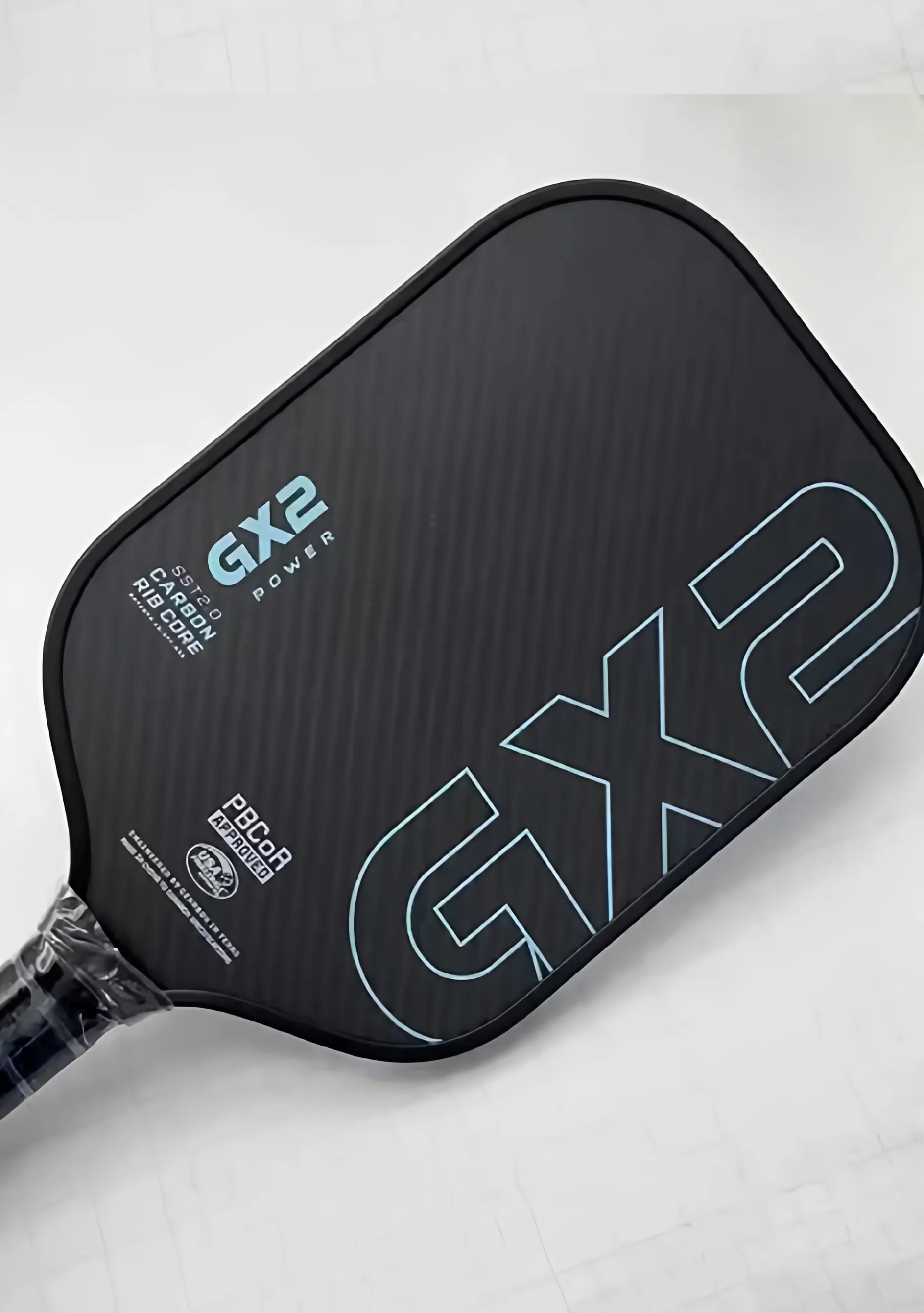 GX2 Elongated SSTCORE 2.0 3k gewebter Rohkorb 16mm Toray T700 Mittelmodul-Kohlefaser, thermoformbar, einteilig geformter Pickleball-Schläger – Detail 8