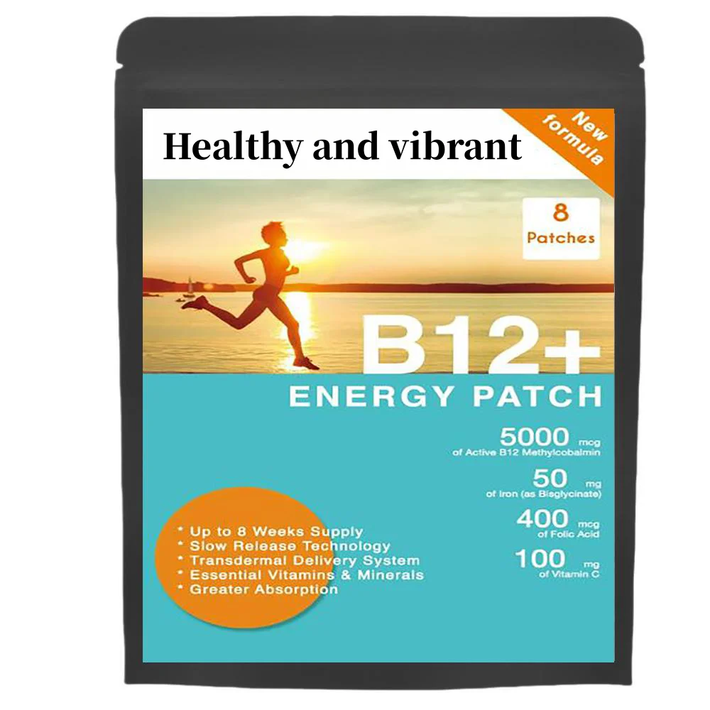 

B12 5000 mcg + Iron 50mg (Bisglycinate), Vitamin C 100mg , Folic acid 0.4 mg