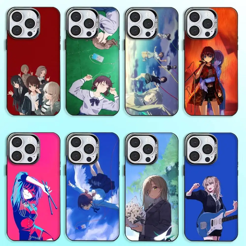 

G-Girl Anime BandS C-Cry Phone Case For iPhone17,16,15,14,13,12,11 Plus,Pro Max Black Candy Matte Shockproof Cover