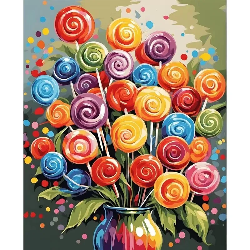 

GATYZTORY картина по номерам Золотая рыбка на холсте акриловые картины по номерам животное краска по номерам современный домашний декор