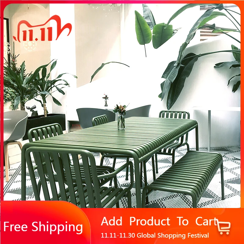Parte esterna Set da giardino Lounge Moderno Materiale per soggiorno in famiglia Set da patio Gazebo di design Metallo Meble Ogrodowe Mobili da giardino per esterni