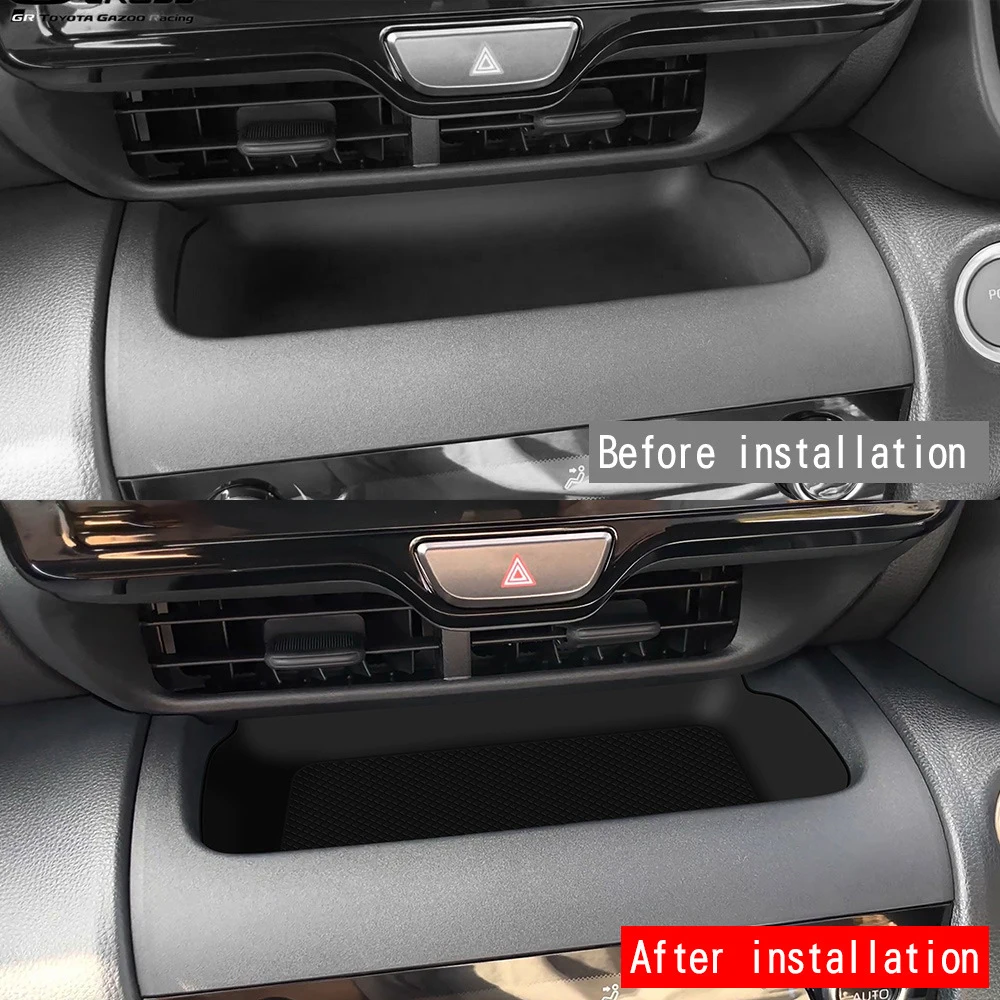 Für Toyota Yaris Cross Silikonmatte – Flexible Konsolenauflage für kabelloses Ladegerät, rutschfest, geräuschdämpfende Aufbewahrungsbox – Detail 10