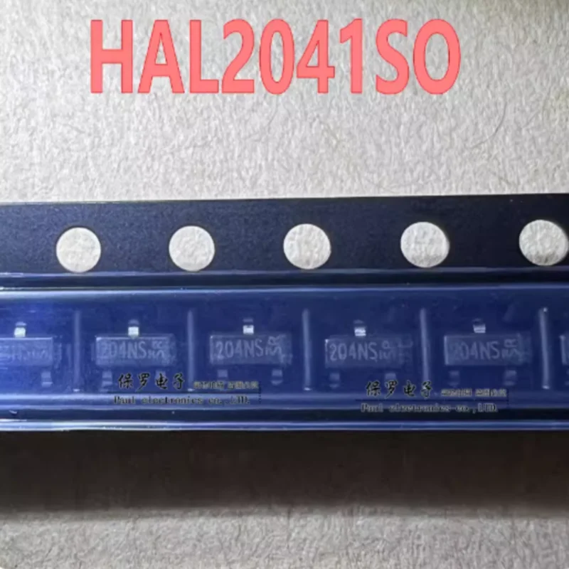 100PCS HAL2041 Full Polarity Low Power Hall Switch HAL2041SO Screen Printing 204NS SMD Sensor