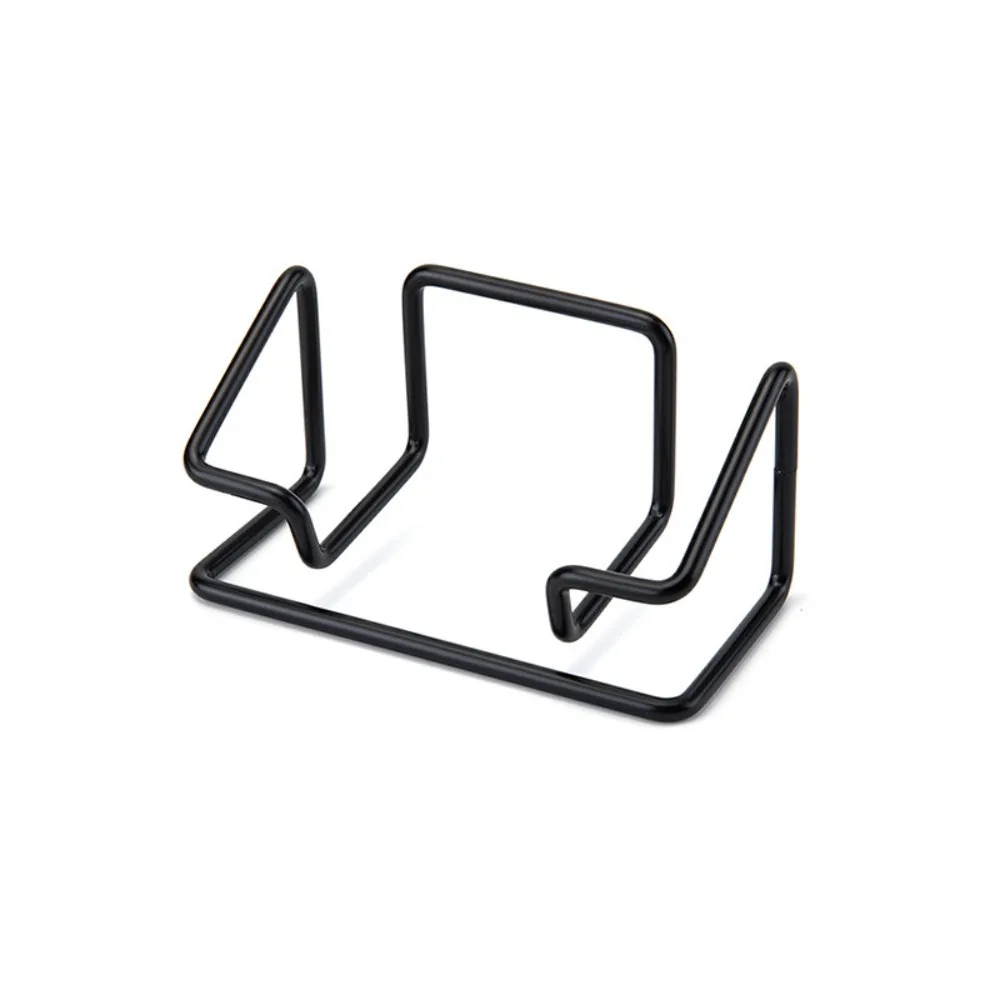 

Metal Business Card Holder Minimalist Multifunctional Name Card Stand Rustproof Space-saving Card Organizer Hotel Reception