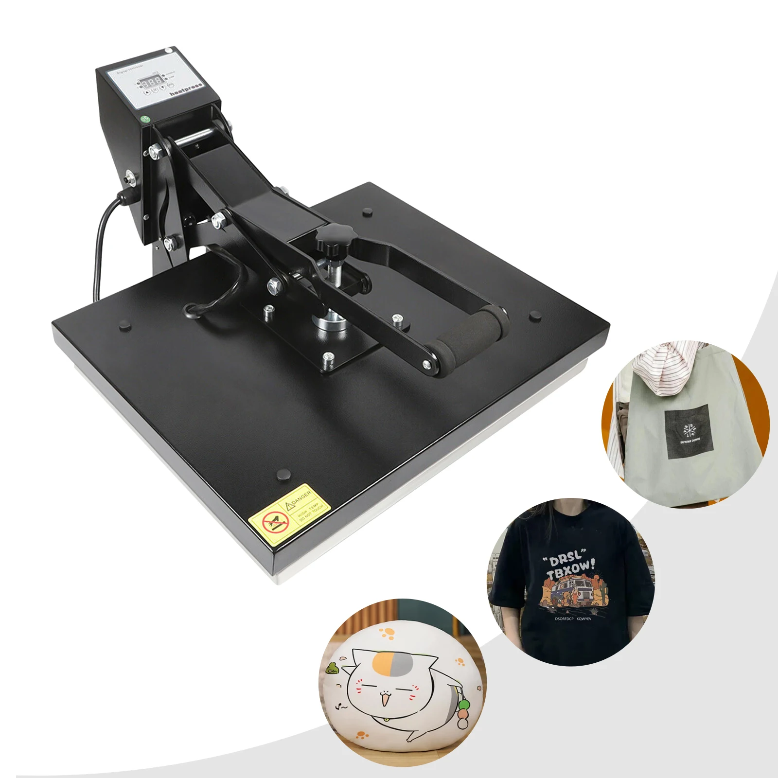 

Heat Press Machine T-Shirt Press Machine for Heat Transfer Multi-Function Heat Printers for Home DIY Business