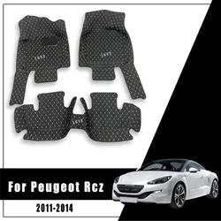 For Peugeot Rcz 2011 2012 2013 2014 Custom Covers Car Floor Mats Carpet Auto Accessories Interior Parts Foot Pedals Rugs