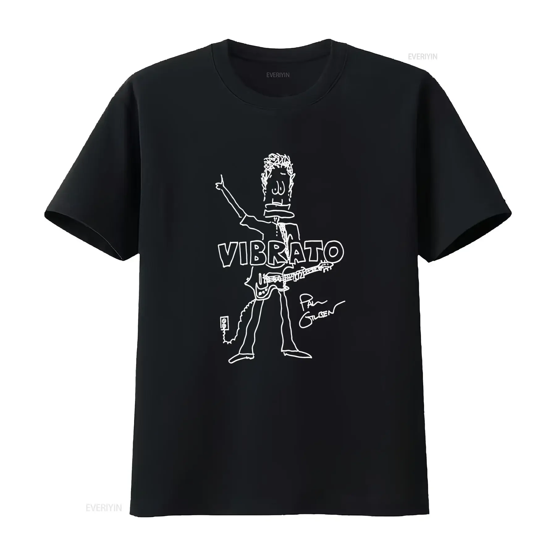 New Rare Paul Gilbert VibraTo Album Rock Guitarist Design T Shirt S 5XL vintage Washed Breathable Comfortable Stretched Soft