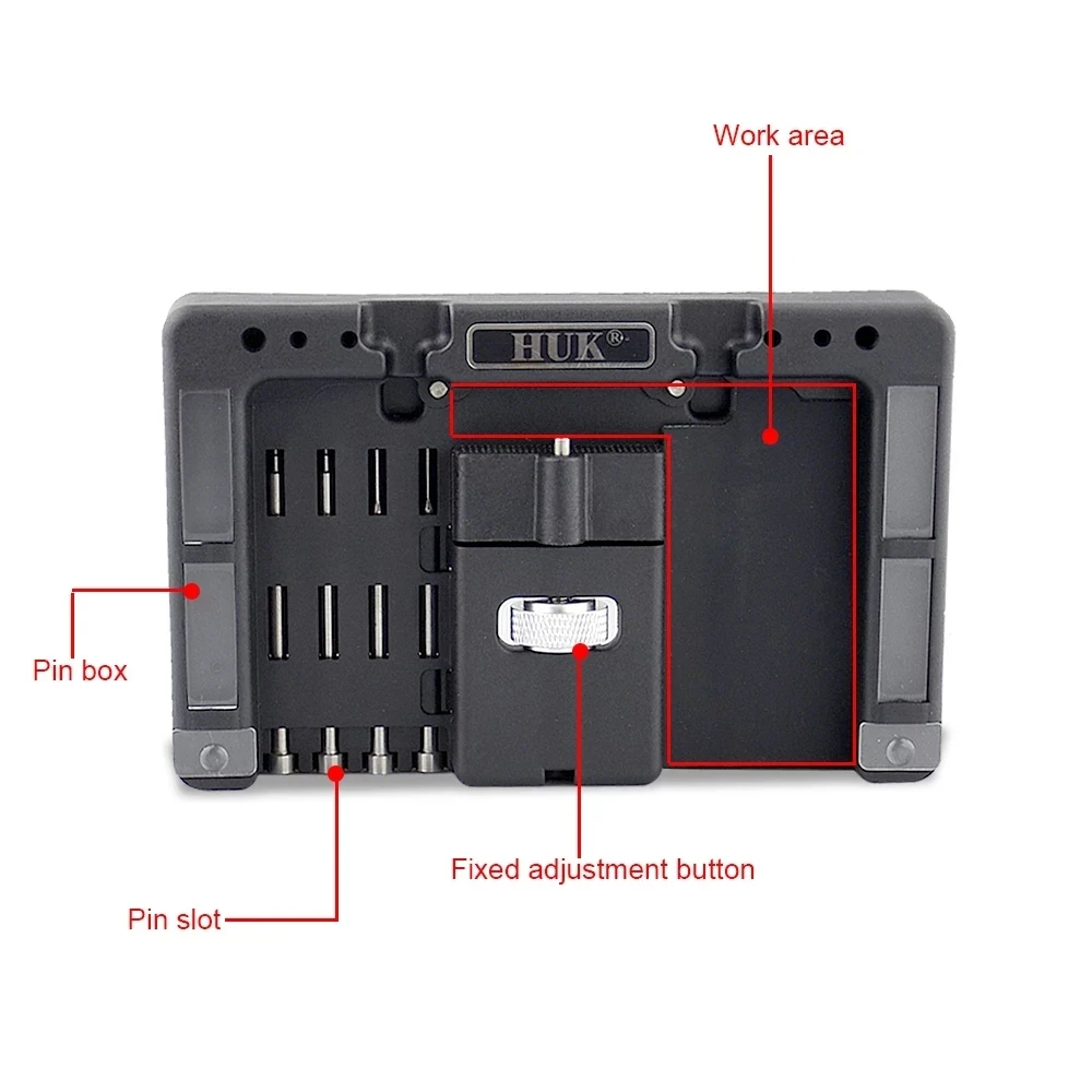 Original HUK Schlüsselbefestigungswerkzeug Flip Key Vice Of Flip-Key Pin Remover für Schlosserwerkzeuge mit vier Stiften – Detail 2
