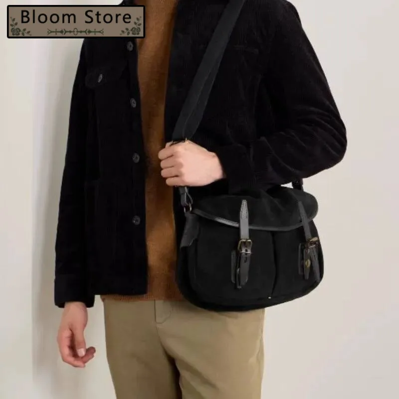 

Korean Style Retro Suede Shoulder Bags Women Matte Large Capacity Unisex Crossbody Ladies Daily Versatile Messenger Bag 2025