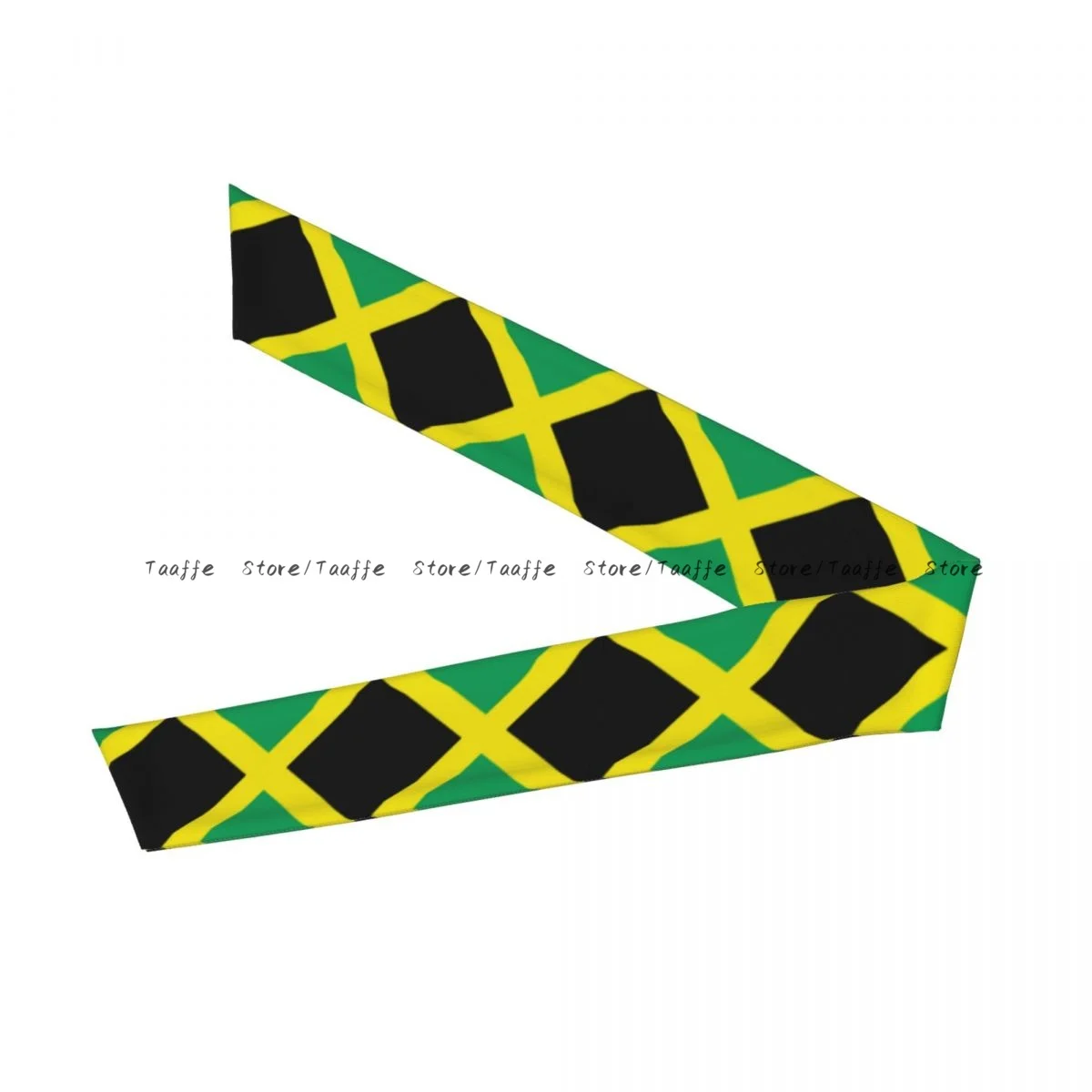 Head Tie Sports Headband Jamaica Flag Athlete Sweatbands Head Wrap For Working Out Running Yoga