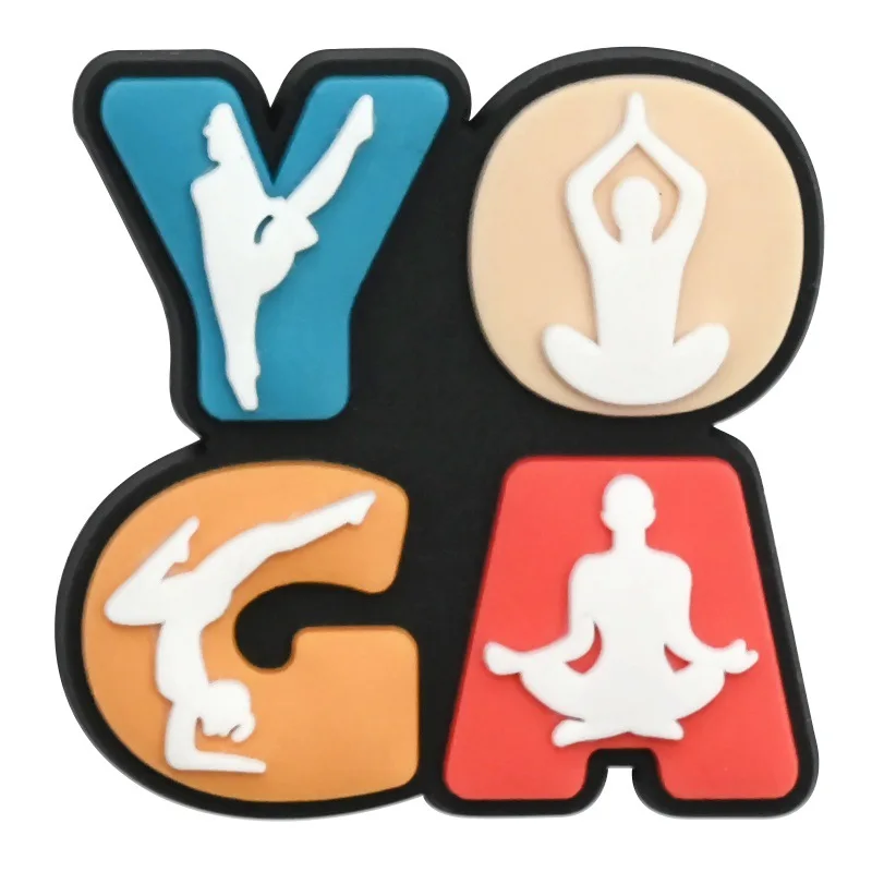 Mix For Yoga, Kung Fu,fitness exercise Shoes Charms PVC Shoe Accessories  Taekwondo   Decoration Buckle Fitness Party Xmas Gifts