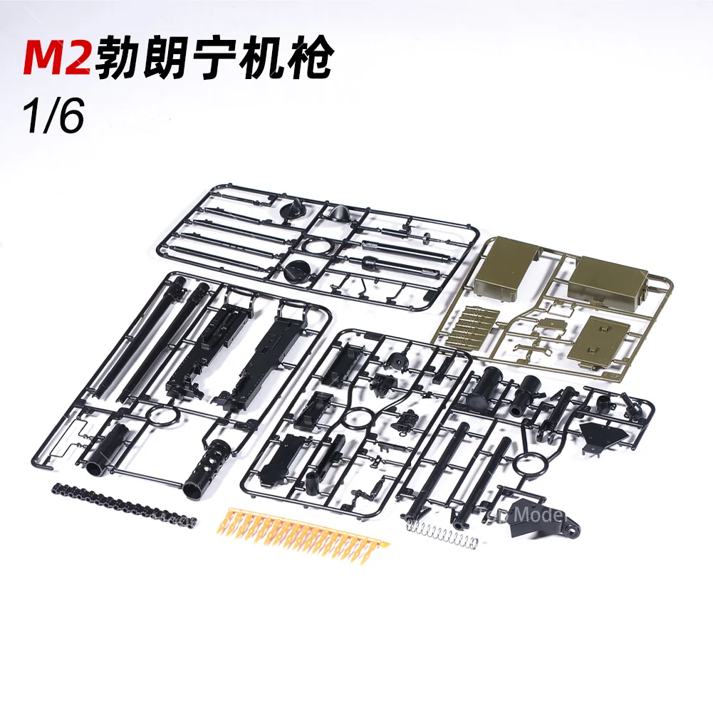 1/6 scala M2 mitragliatrice pesante 4D assemblare modello US Army accessori per armi giocattoli per soldato Action Figure bambole del corpo giocattolo