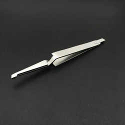 1PC Dental Orthodontic Bracket Tweezers Holder Dentistry instrument Stainless Steel Serrated Tweezers Plier for Teeth Care Tools