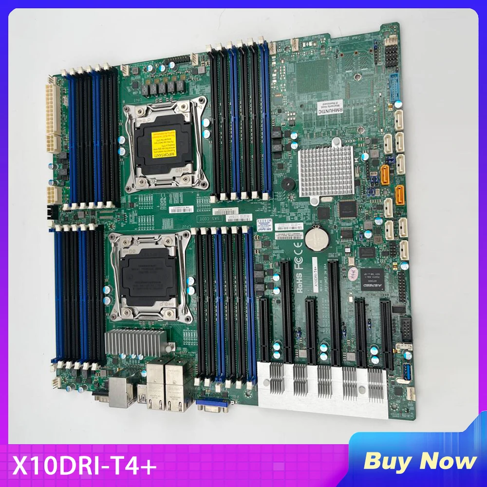 X10DRi-T4+ For Supermicro Server Motherboard E5-2600 v4/v3 Family Quad LAN W/ Intel® X540 10GBase-T LGA2011 DDR4