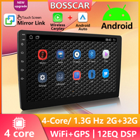 BOSSCAR Android13 Multimedia Car Radio Carplay Auto Player GPS Navigation for Toyota Hyundai Nissan Kia LADA FIAT VW 7 9 10 inch