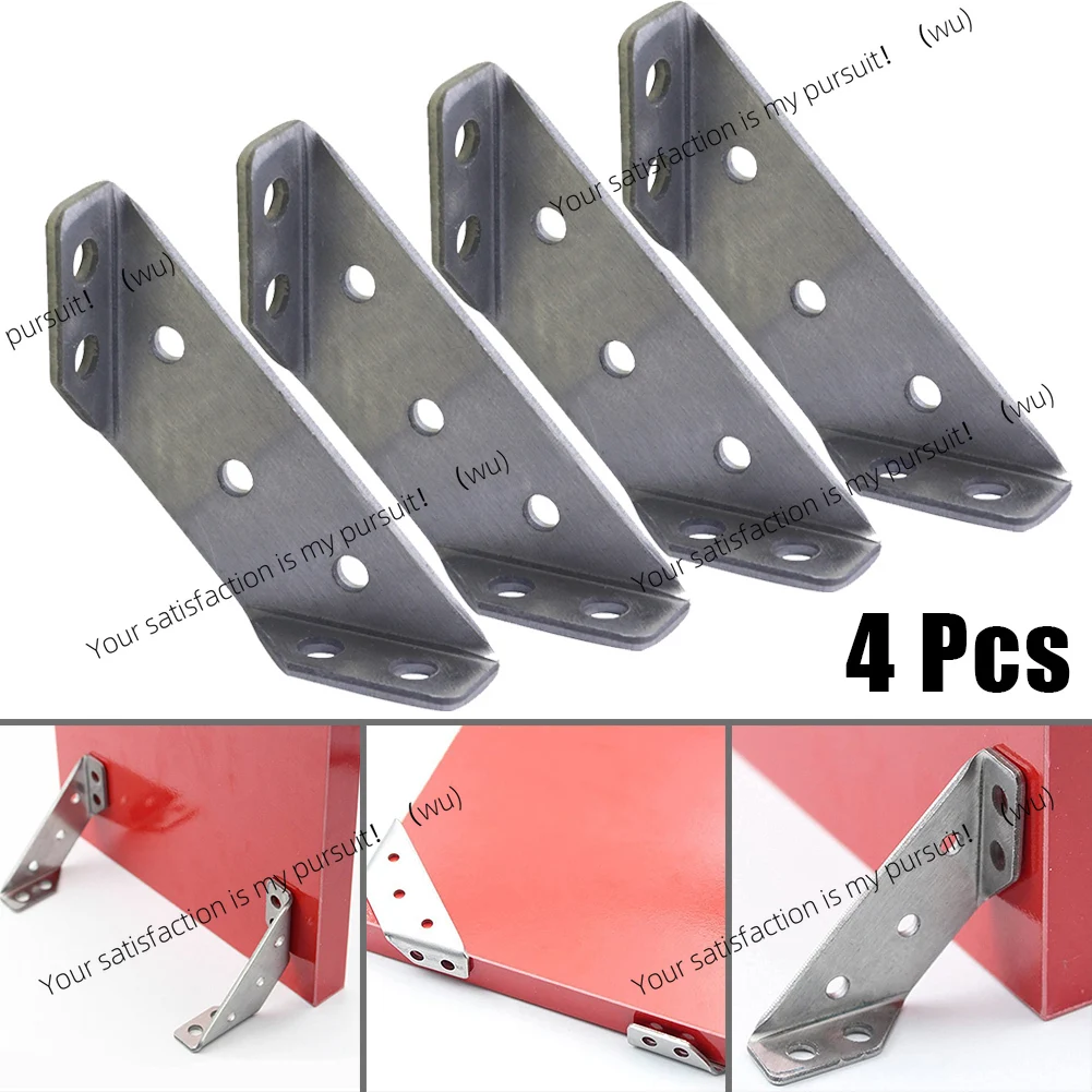 4PCS stainless steel corner bracket fastener protector right angle support furniture hardware