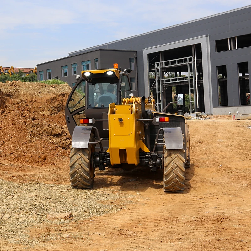 Compact Telehandler Forklift 1.5 Ton 2 Ton 3 Ton Diesel 4WD Boom Handler Telescopic Machine Price For Sale