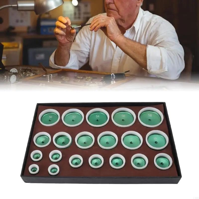 Heavy Type Watch Repair Dies Set Antislip Reliability Back Case Press Tool for Installation Battery Replacement