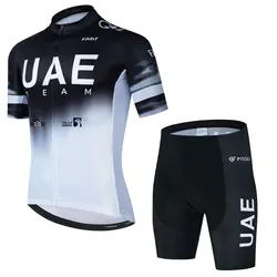 2024 Uae Team Summer Ropa Ciclismo Cycling Jersey Sets Men's Mountain Bike Triathlon Quick-drying Breathable Bicycle Clothing