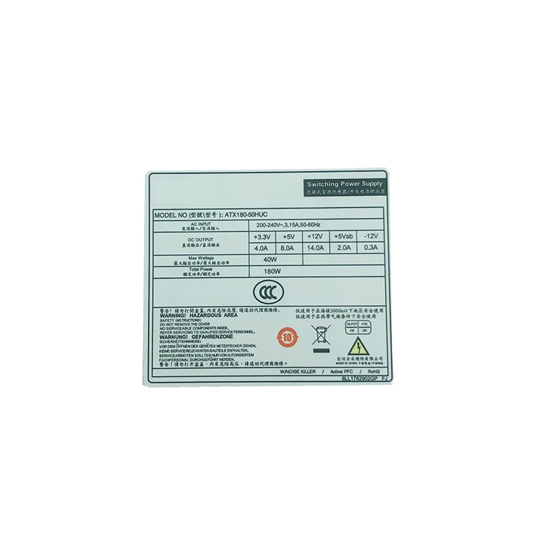 New Original PSU For FSP AIO FLEX Small 1U 180W Power Supply ATX180-50HUC FSP180-50PLA