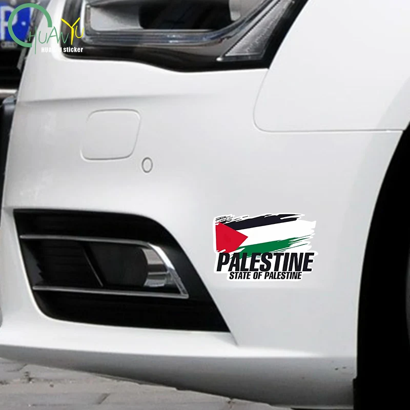 Palestine Flag Bumper Stickers Motorcycle Racing National Flag Off Road Decal World Peace Stickers view 3