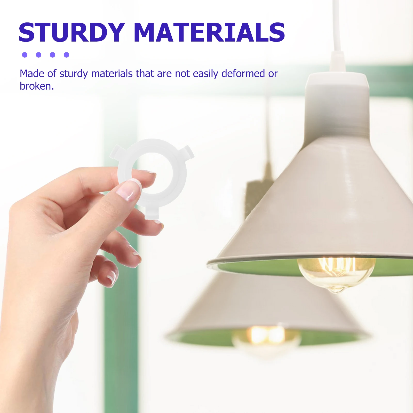 20pcs Lamp Base Converter E27 to 11mm Plastic Adapter for LED Bulb Shade Holder Socket Conversion Garage Shop Workshop