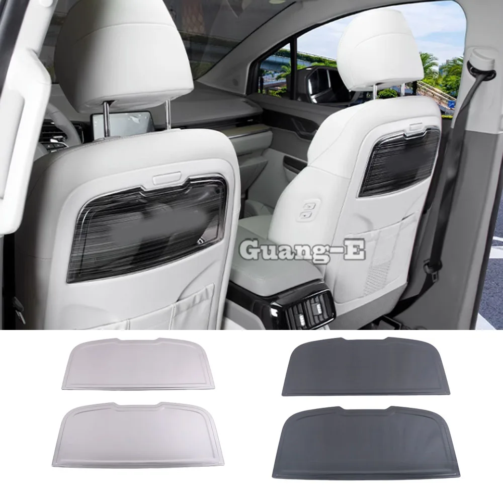 

Stainless Steel Car First Row Seat Backrest Panel Cover for Hyundai Custo 2021 2022 2023 2024 Frame Auto Interior Accessories