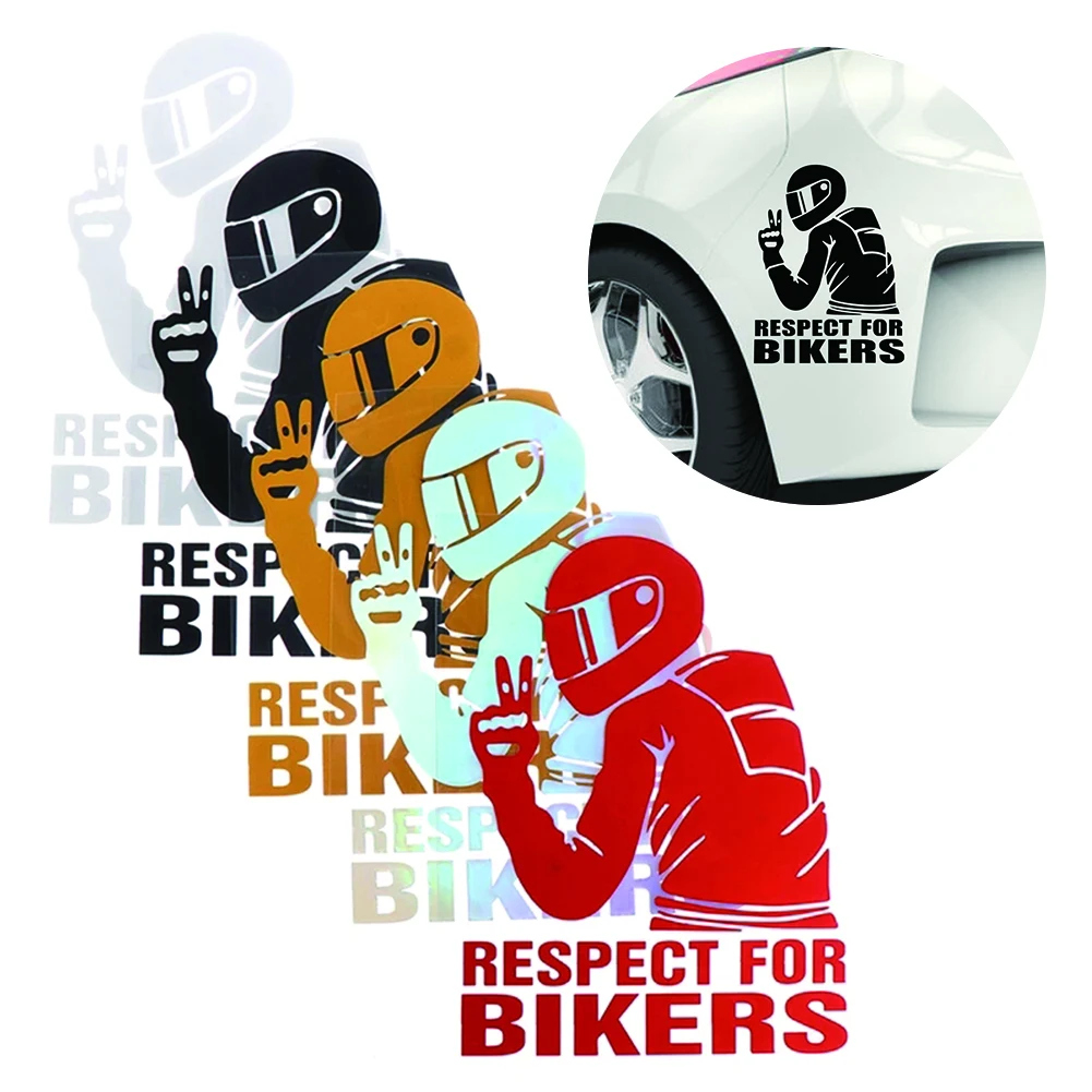 Respect Biker Sticker for On Car Motorcycle Vinyl 3D Stickers Motorcycle Vinyl 3D Stickers and Decals Motorcycle Accessories