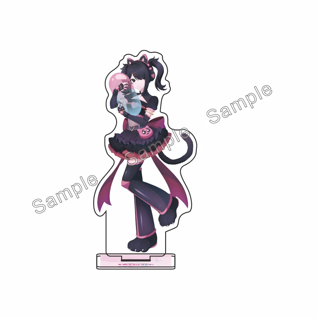 Needy Girl Overdose Acrylic Keychain Anime Figure Pendant Key Ring Gift for Fans