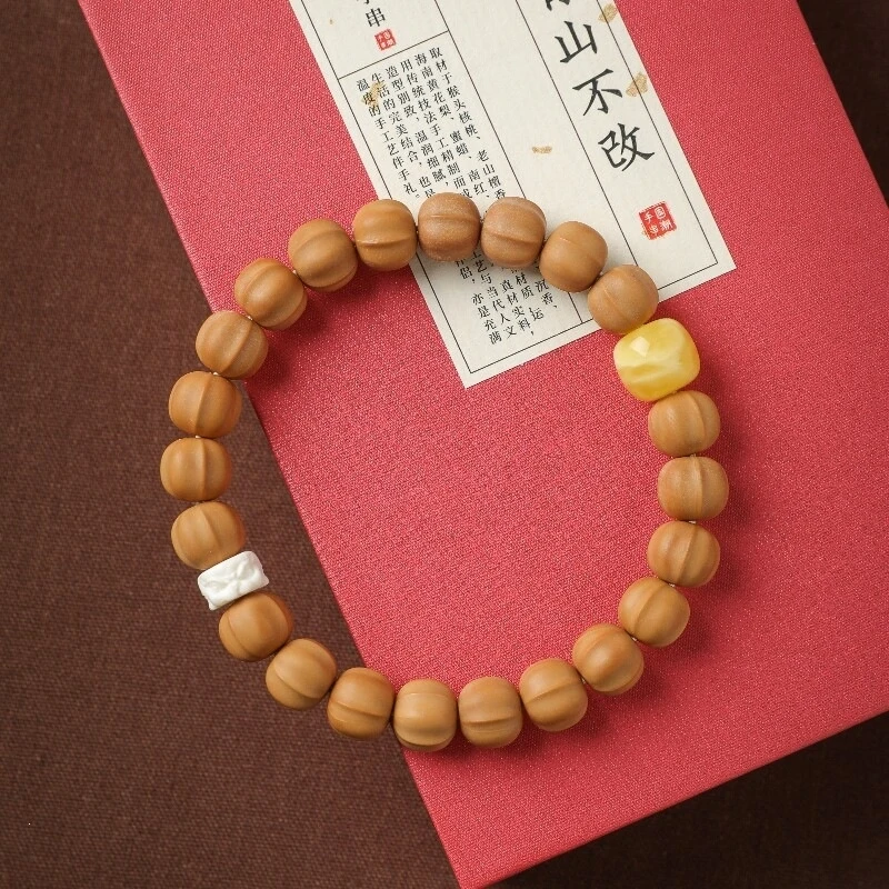Shark Monkey Bracelet With Fin-Backed Small Walnuts, Old-Style Octagonal, Luxurious