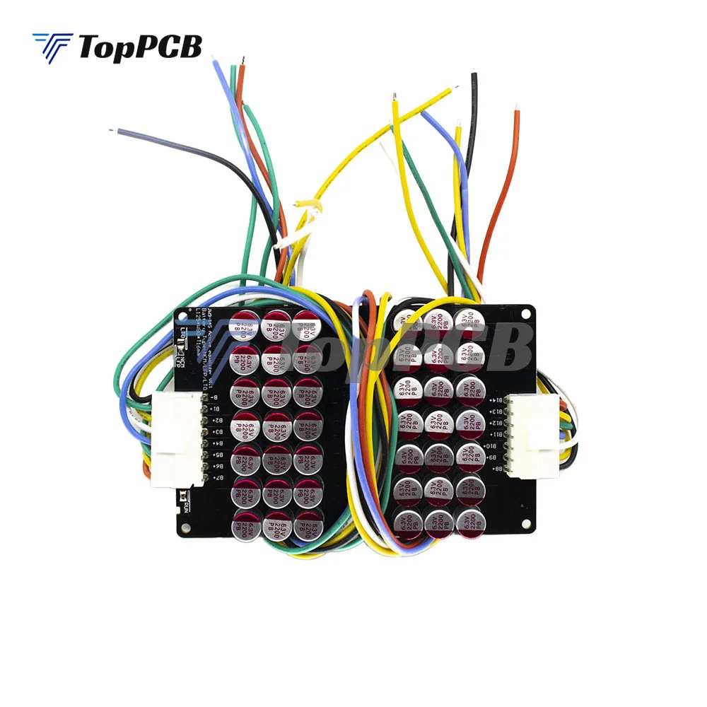 3-14S Active Balancer Equalizer 18650 14500 32650 Li-ion Lipo Lifepo4 LTO Lithium Battery Cell Packs Balance Module for Ebike