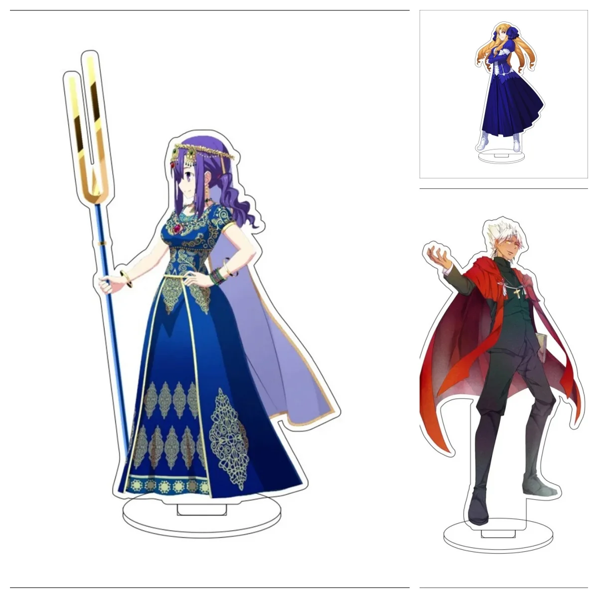 

15CM Anime Fate stay night Cosplay Acrylic Stand Ornaments Tamamo no Mae/Shirou Emiya Figure Stand Christmas Gifts