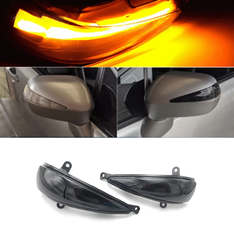 LED Side Wing Rear View Mirror Signal Indicator Light For Honda Civic MK8 2006-2011 Accessories 34300SMGE01 Yellow Lights