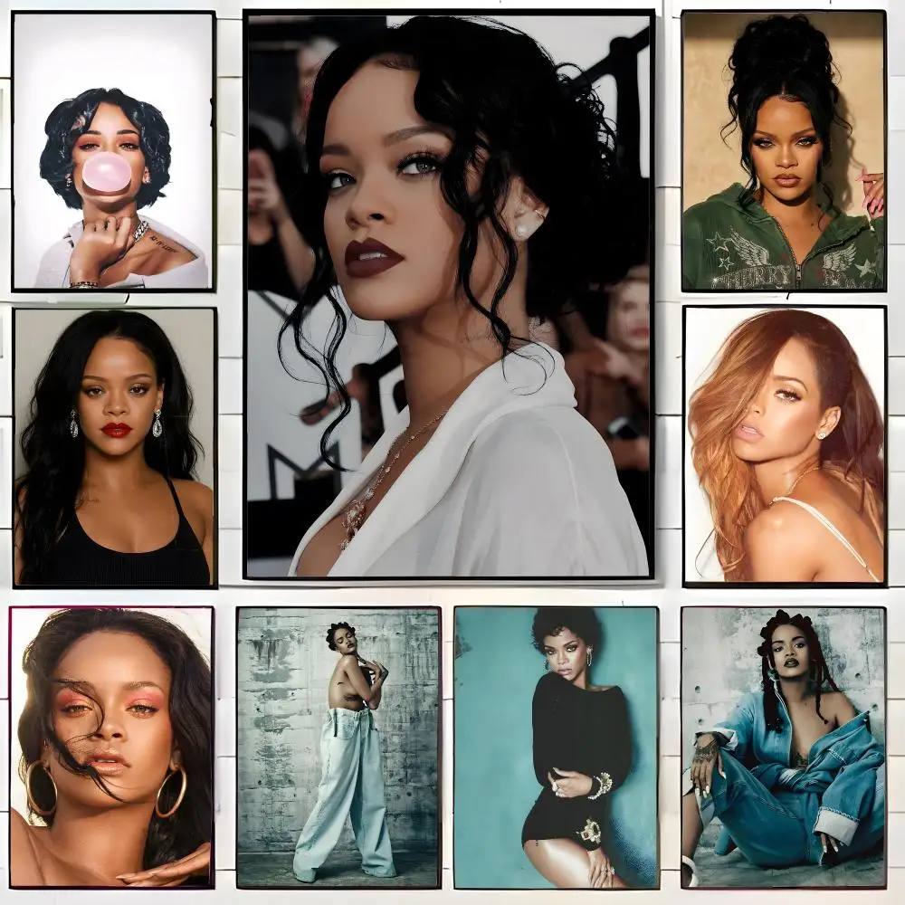 Talented Singer Rihanna Poster Wall Art Print Decorative Mural Home Decor Gift Unframed
