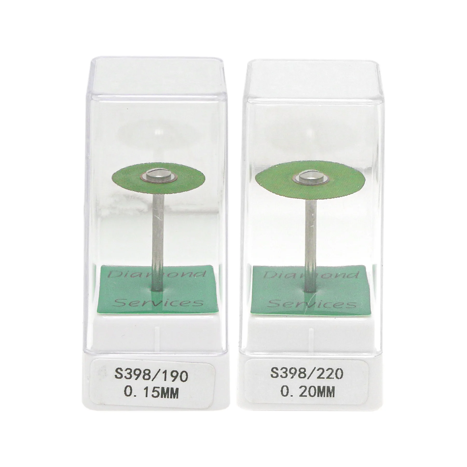 1Pc/Pack Dental Zirconia Stone Drill Diamond Disc Double Sided Use for Zirconia Ceramic Cutting S398 0.15-0.20mm