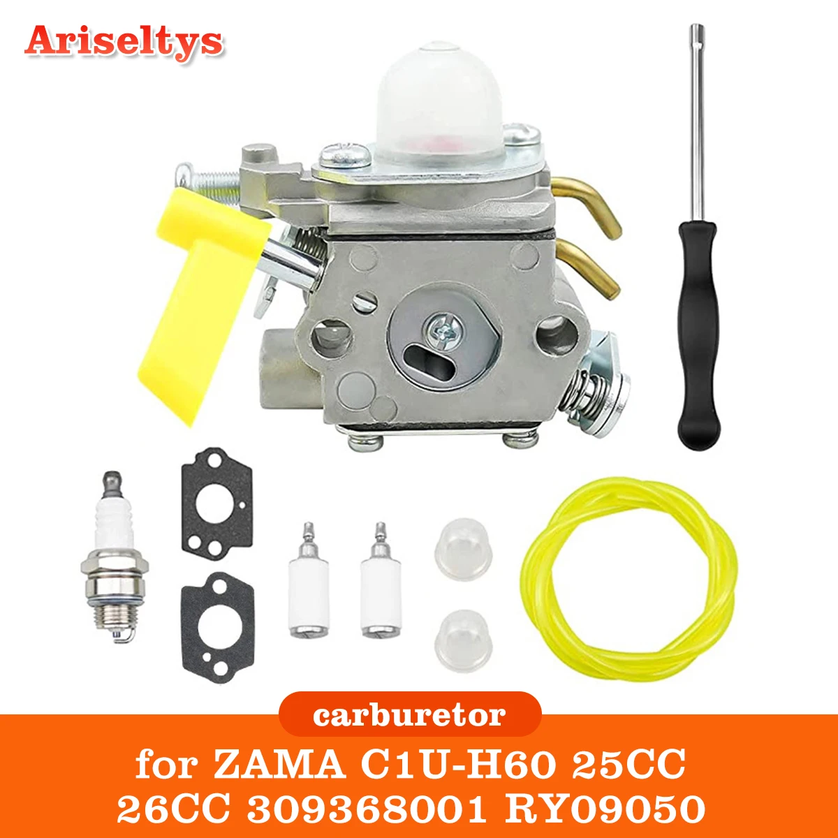 Для ZAMA C1U-H60 25CC 26CC 309368001 RY09050 газонокосилка бензопила карбюратор садовый электроинструмент аксессуары