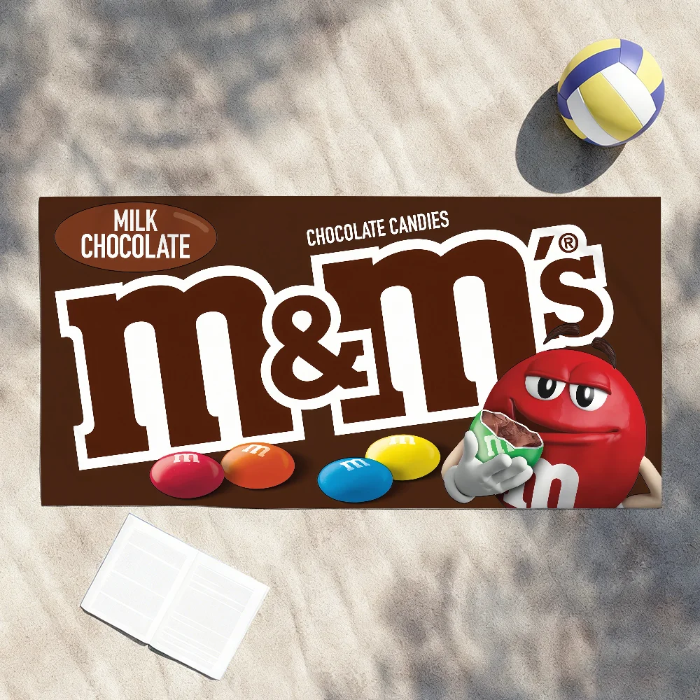 Candy M-M&M's-S Sweet Towel Shower Sauna Travel Spa Quick Dry Gym Accessories Soft Large Beach Towels