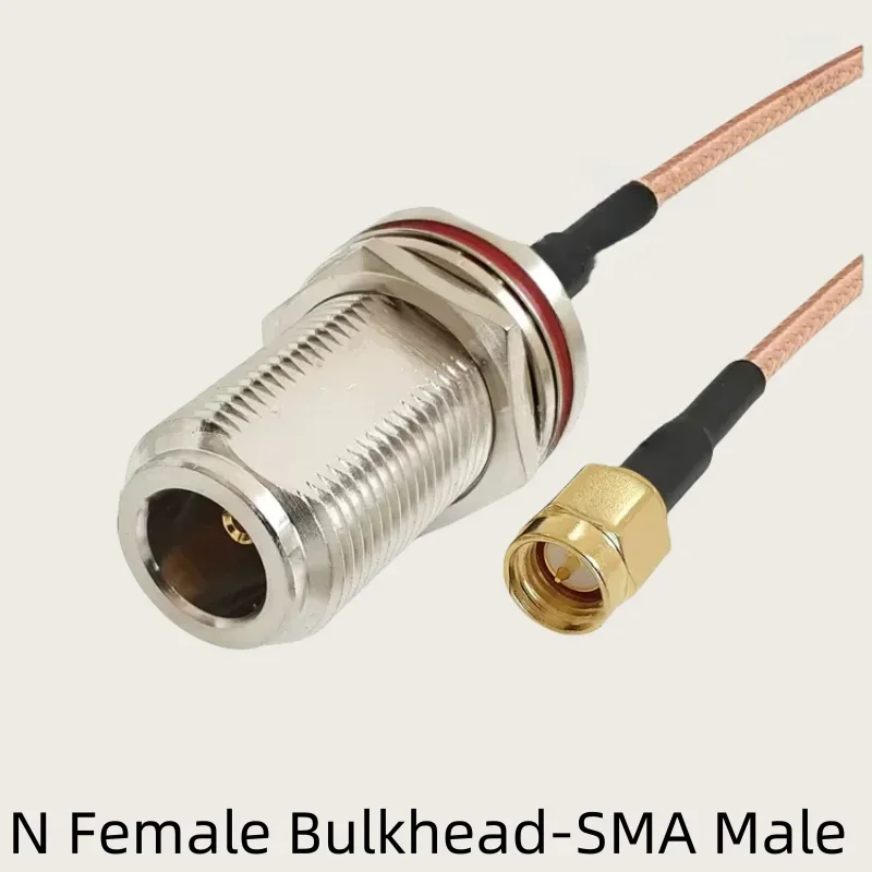 RG316 SMA Male to N Female Bulkhead Connector Coaxial Pigtail RF Cable Extension Jumper Cable RG-316 cable