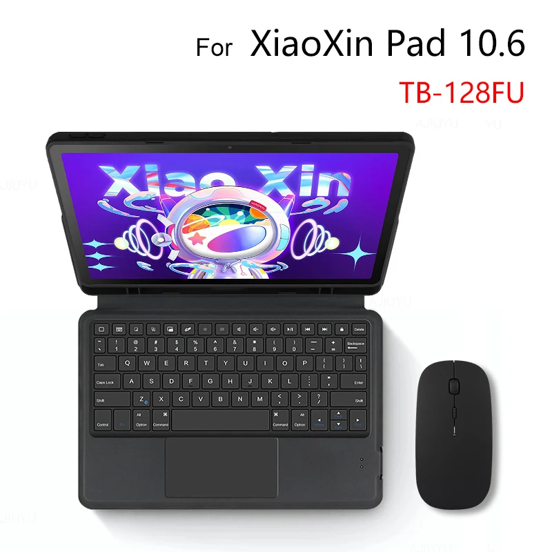 

Keyboard Case For Lenovo Tab P11 2022 10.6" TB-128FU XiaoXin Pad 10.6" Tablet Bluetooth Keyboard Case Portuguese Russian Arabic