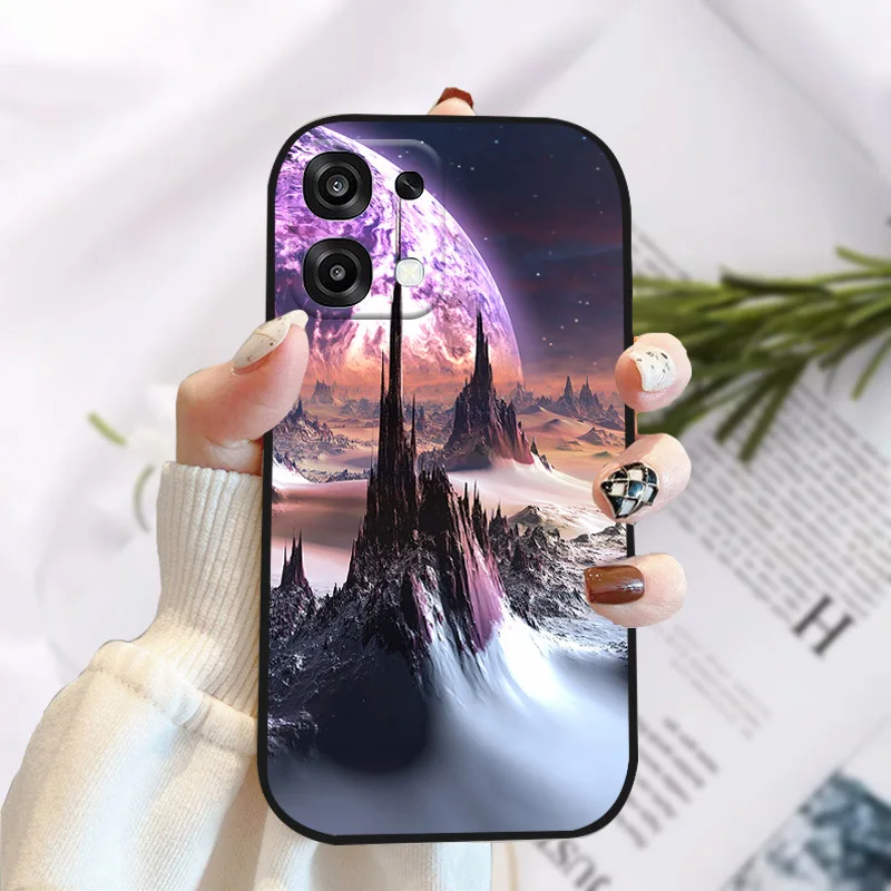 For Oppo A6 Pro 4G CPH2799 Case A6Pro 5G CPH2781 Cover Luxury Fashion Painting Soft TPU Silicone Phone Case For OPPO F31 A 6 Pro #6