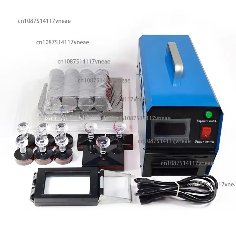 Intelligent Automatic Flash Stamp Machine Photosensitive Rubber Pre Inked Stamp Making Machine