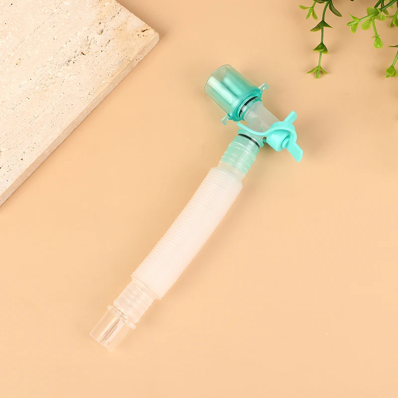 Disposable Anesthesia Breathing Circuit Thread Extension Tube Retractable Suction Tube Multifunctional L-shaped Rotary Joint