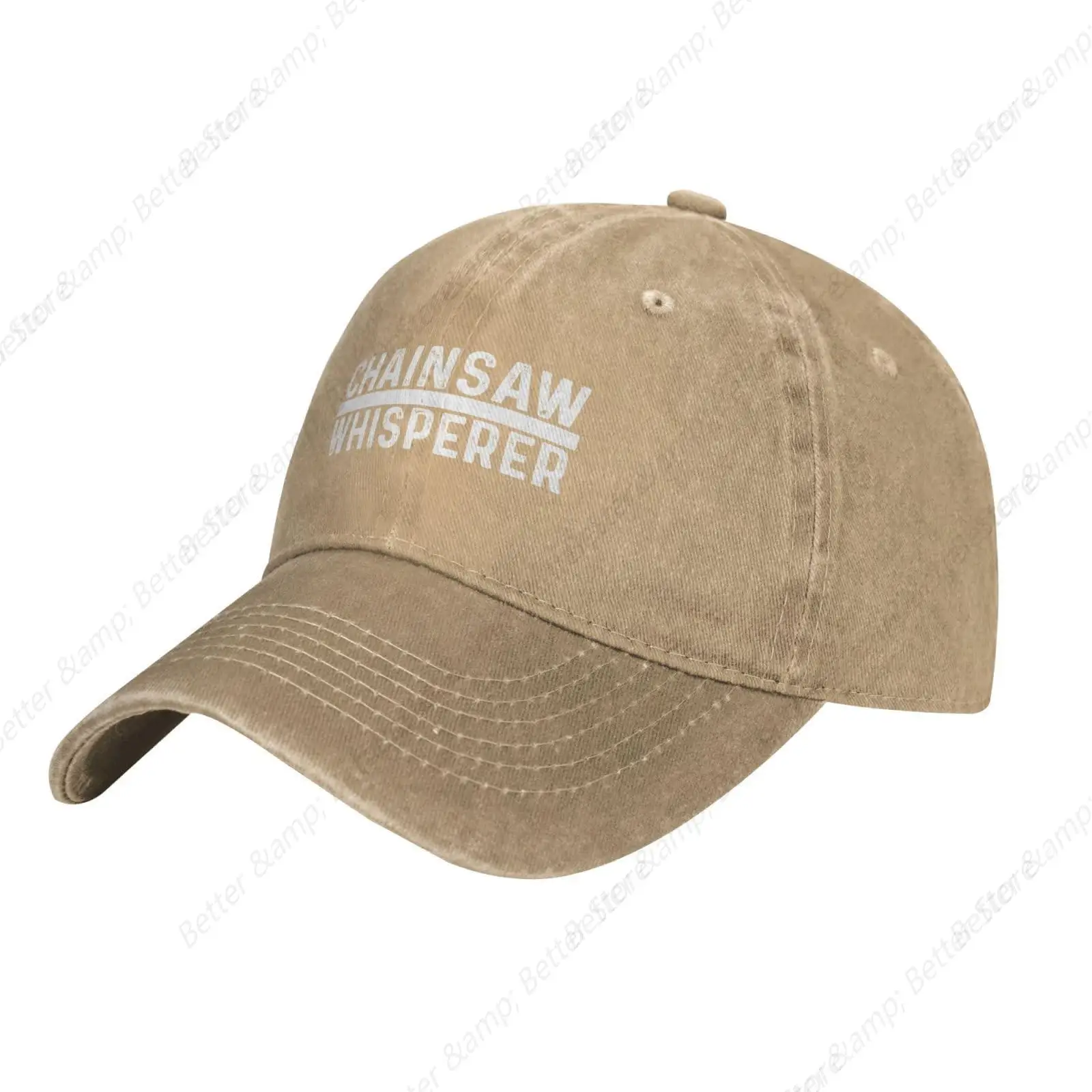 Chainsaw Whisperer Hat Men Baseball Hats Trendy Cap Natural