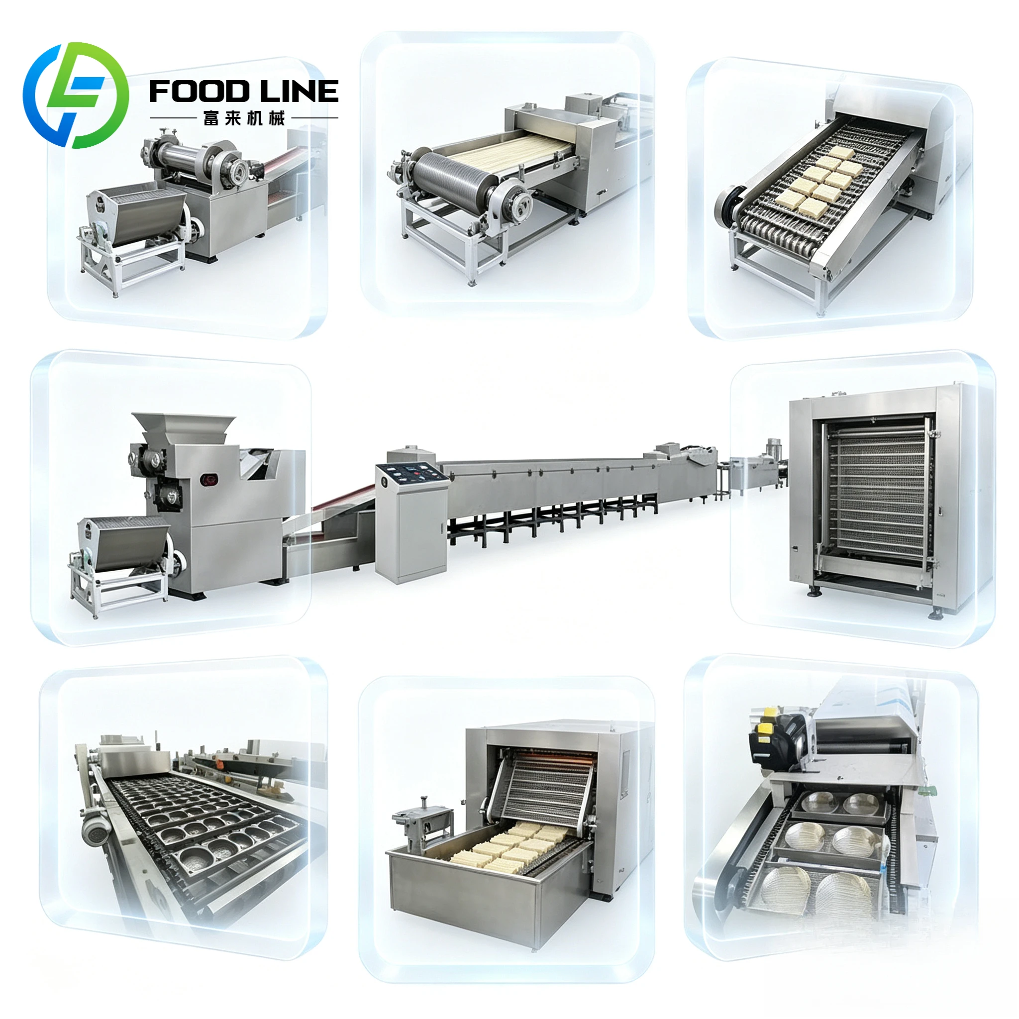 Best Seller Multi-Functional Stainless Steel Instant Noodle Production Line