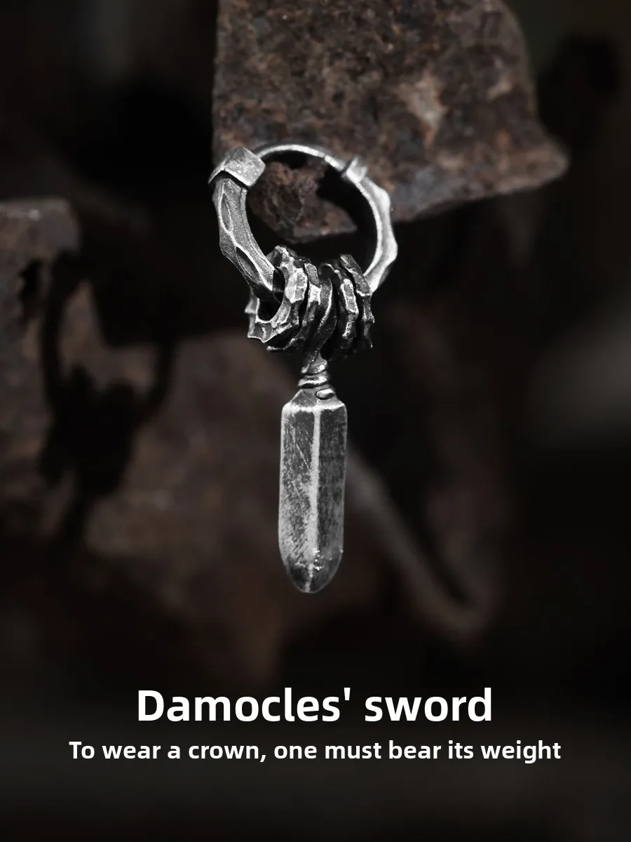 original-design-men's-999-pure-silver-earrings-handmade-out-fashion-jewelry-ear-jewelry-silver-earring-men's-fashion