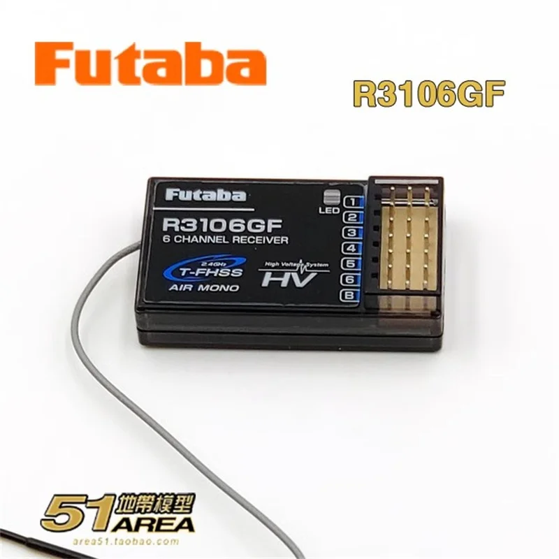 

FUTABA R3106GF high-voltage receiver T-FHSS does not support telemetry without S BUS